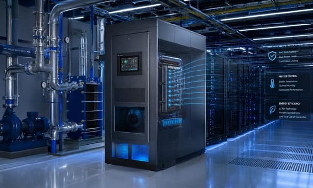 سیستمهای سرمایش تخصصی مراکز داده؛ از CRAC تا In-Row Cooling